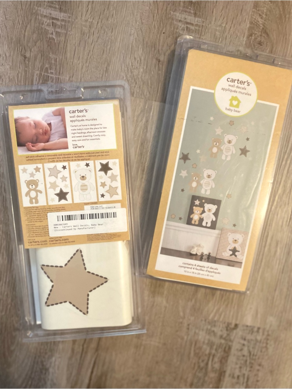 Carter's Wall Decals Baby Bear For 
Nursery (2 Packs)